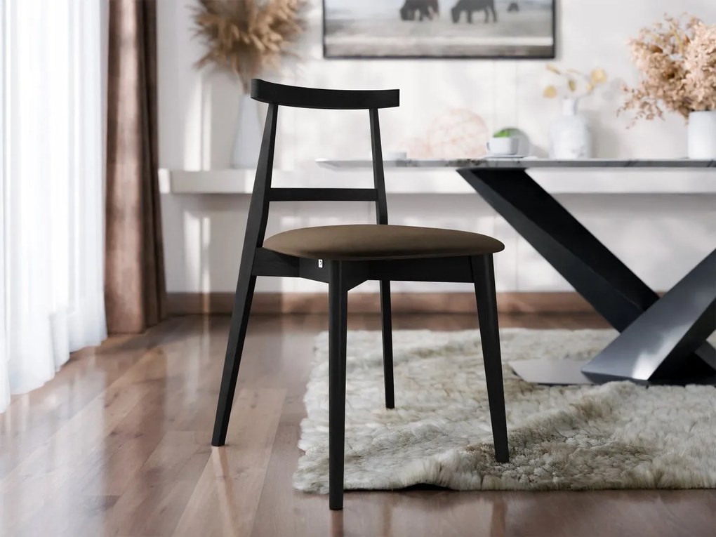 Scaun sufragerie KD 71 (Negru + smaragd) . 1103489