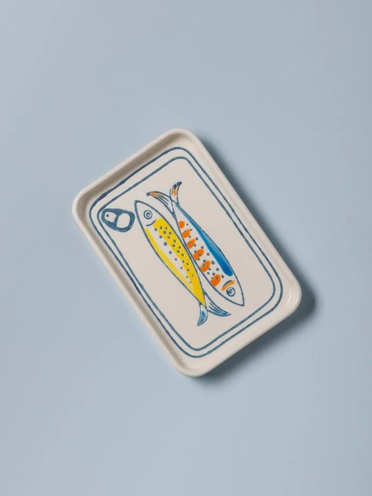 Set 2 tavi din portelan, Sardines
