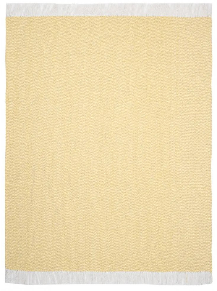 CUVERTURA PLED 160X200 CM ZIG YELLOW
