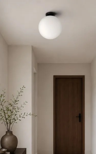 BRILAGI - Plafonieră POLOS 1xE27/40W/230V Ø 30 cm neagră