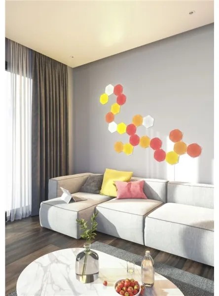 Nanoleaf NL42-0002HX-9PK- SET 9x LED RGB Dimming panel HEXAGON LED/2W/230V