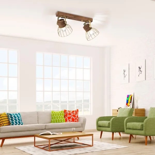 Spot ALAMI 2xE27/25W/230V Leuchten Direkt 11487-60