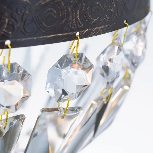 Lustră de cristal pe lanț Orion HL 6-1551/1 ARILA 1xE27/60W/230V maro/patină