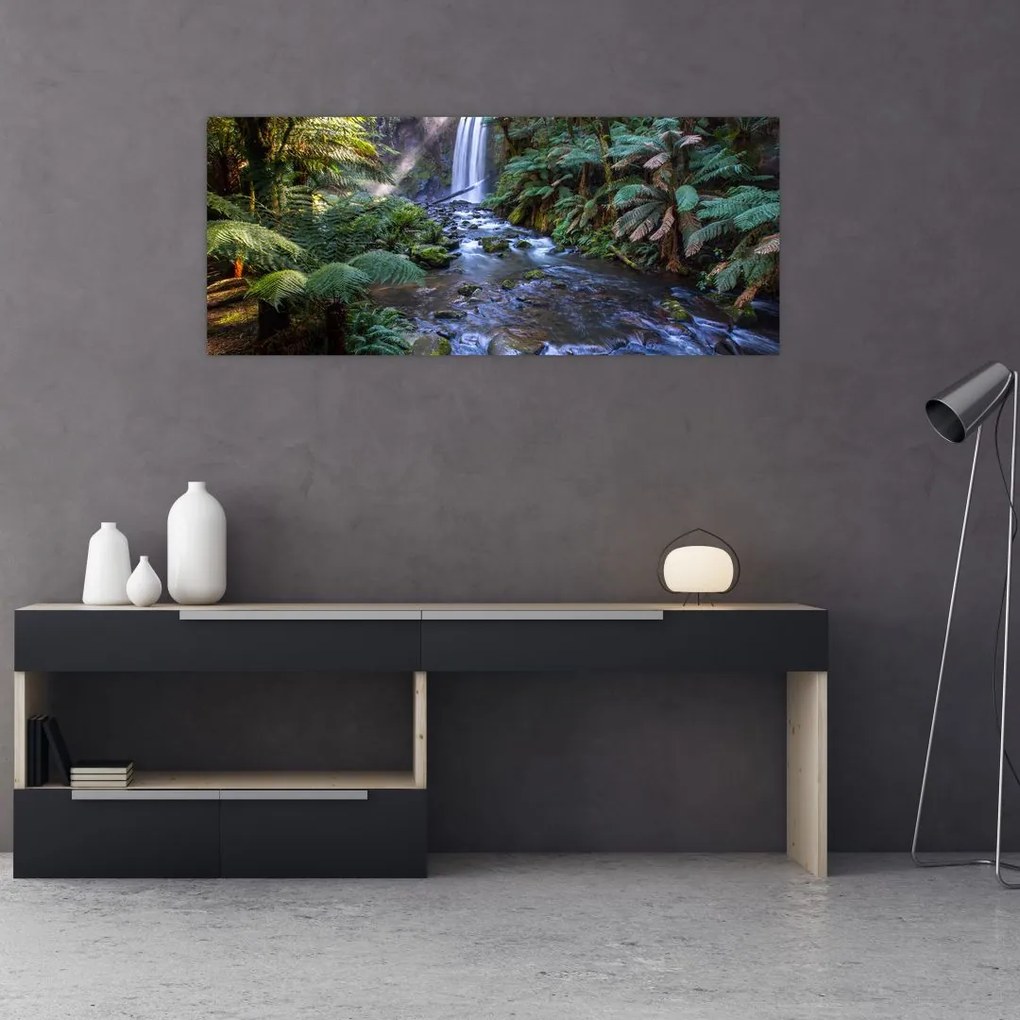 Tablou cu pădurea ploilor din Austalia (120x50 cm)