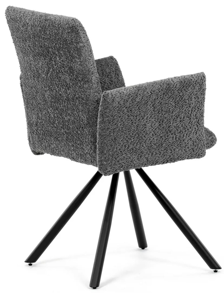 Set de scaune de sufragerie cu mecanism deîntoarcere DCH-W1117 GREY2, 2 buc.