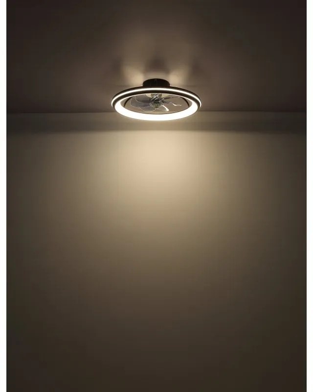 Lustra LED cu ventilator si telecomanda CELESTE 03643 GL