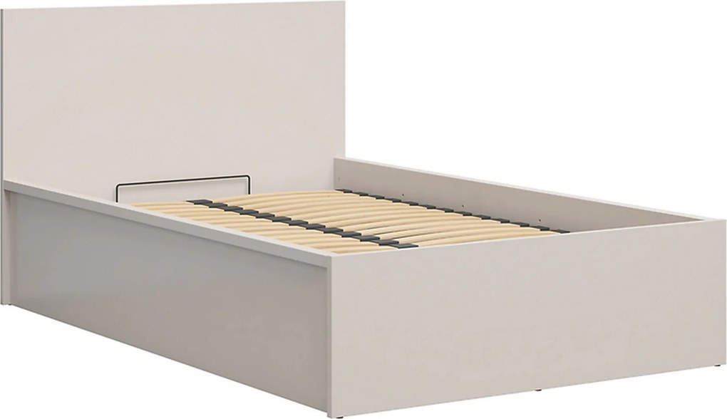 Pat TETRIX 120x200, casmir, PAL laminat, cu somiera si lada depozitare