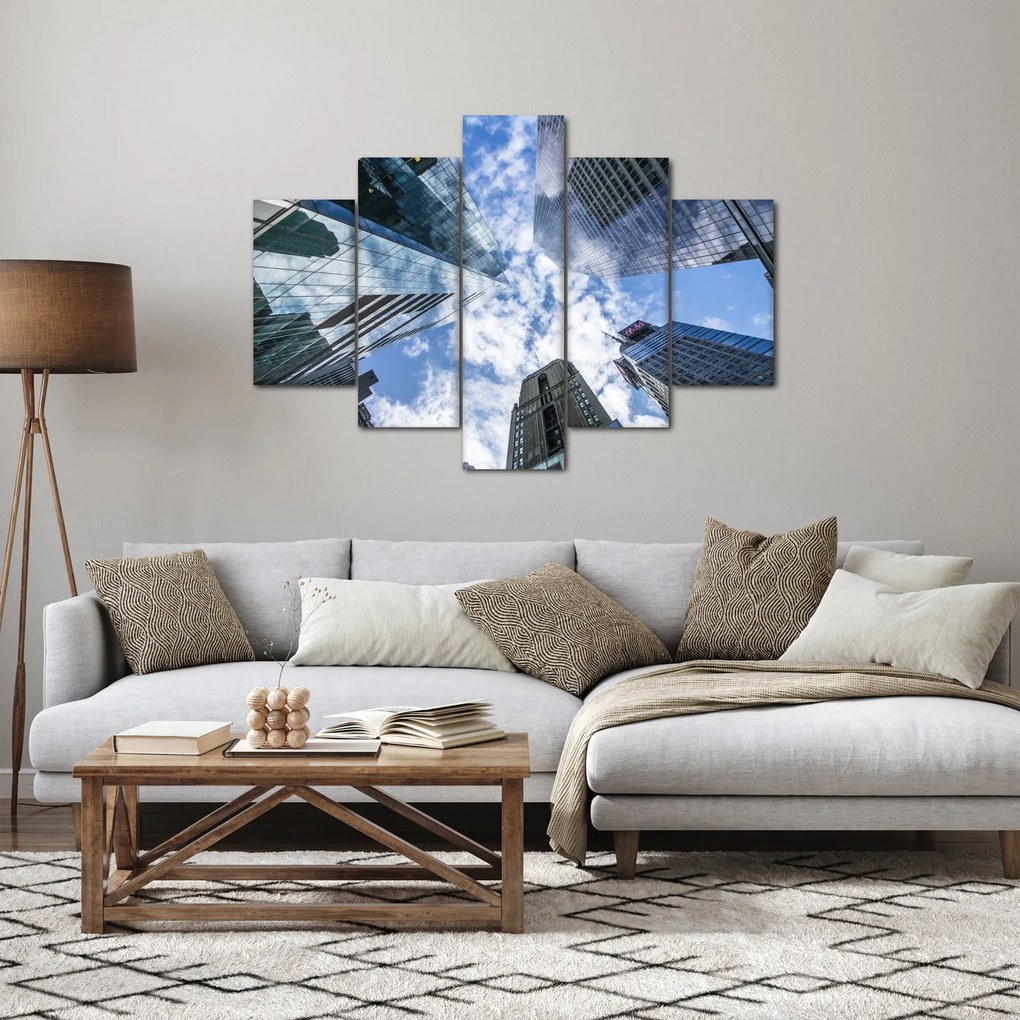 Tablou cu zgârie-norii (150x105 cm)