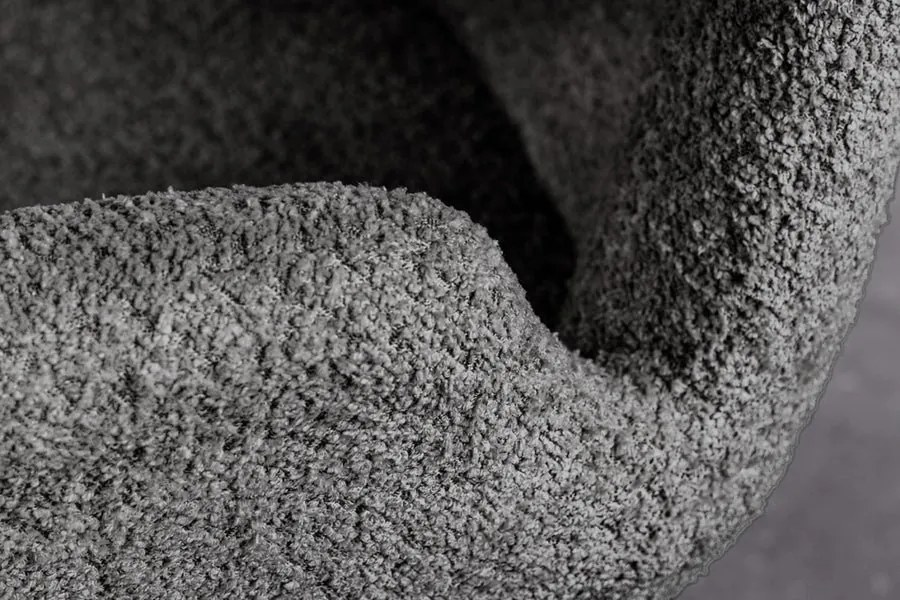 Set de 2 scaune pivotante Baltic stejar/ gri inchis