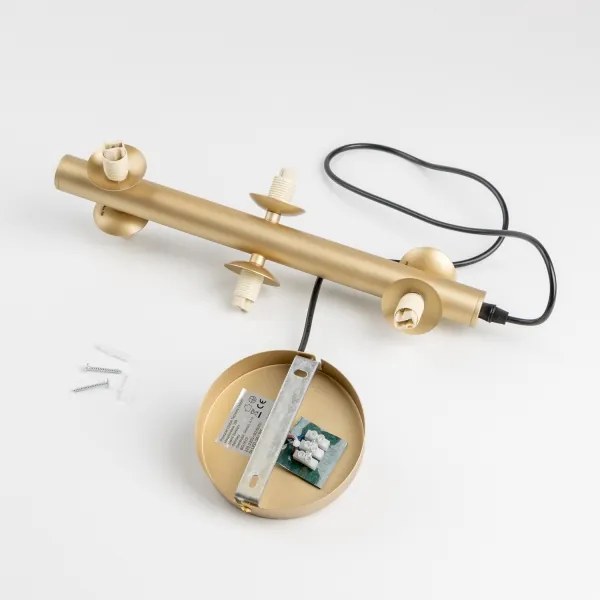 Lustră LED pe cablu Brilagi MILLA 6xG9/3W/230V auriu/alb