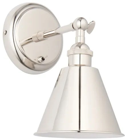 Endon 98716 - Aplica de perete cu spot HALLE 1xE14/40W/230V crom lucios