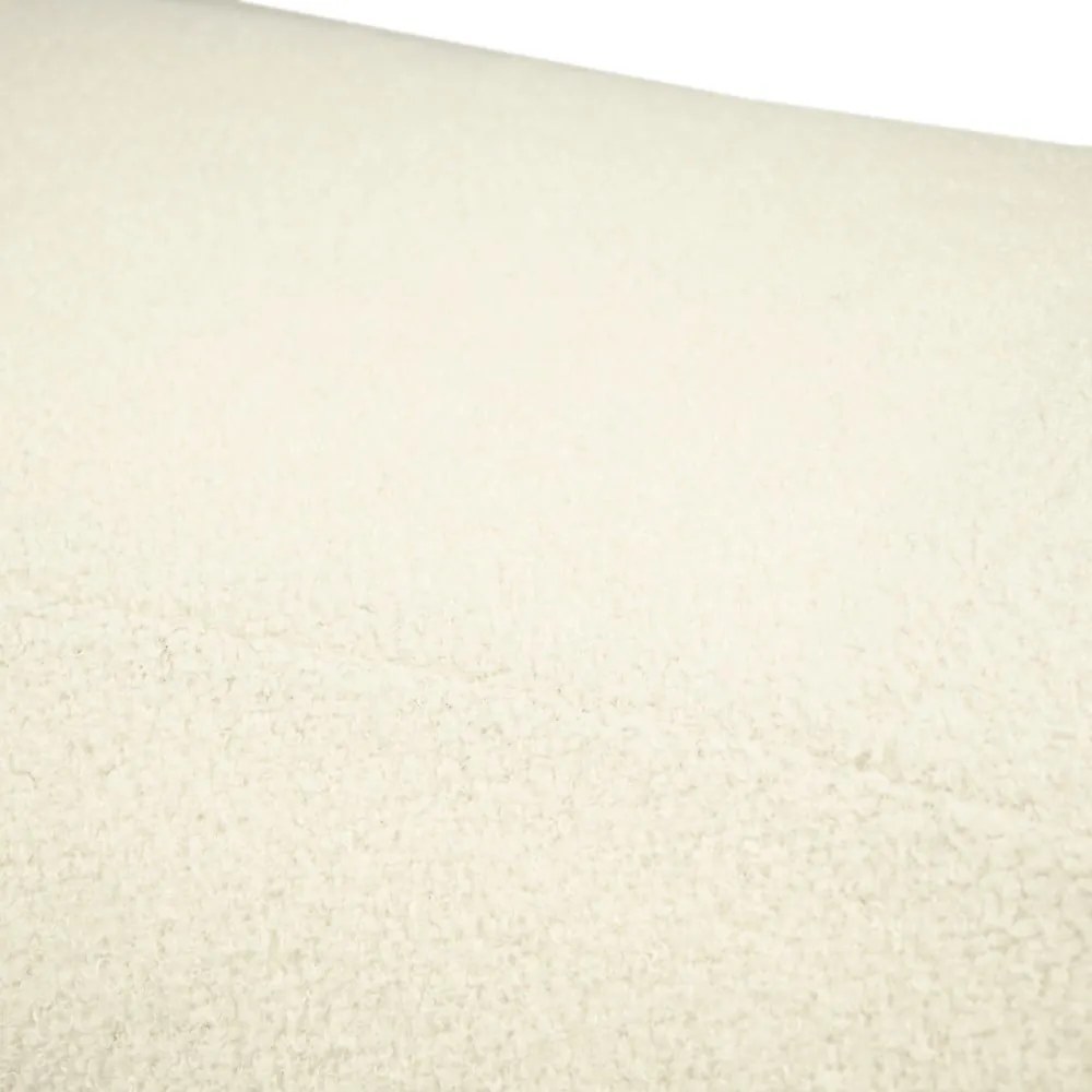 Fotoliu bean bag crem cu tapițerie din țesătură bouclé Sofa MooG – SLOWDOWN