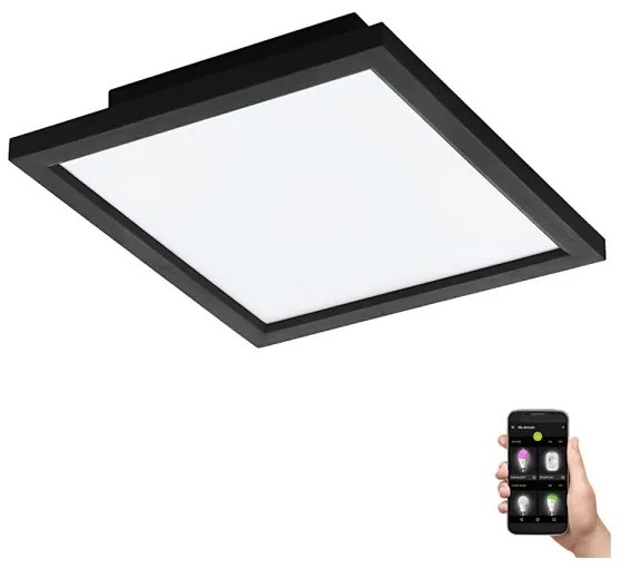 Plafonieră LED dimabilă Eglo 31723 SALOBRENA-Z LED/15,3W/230V negru
