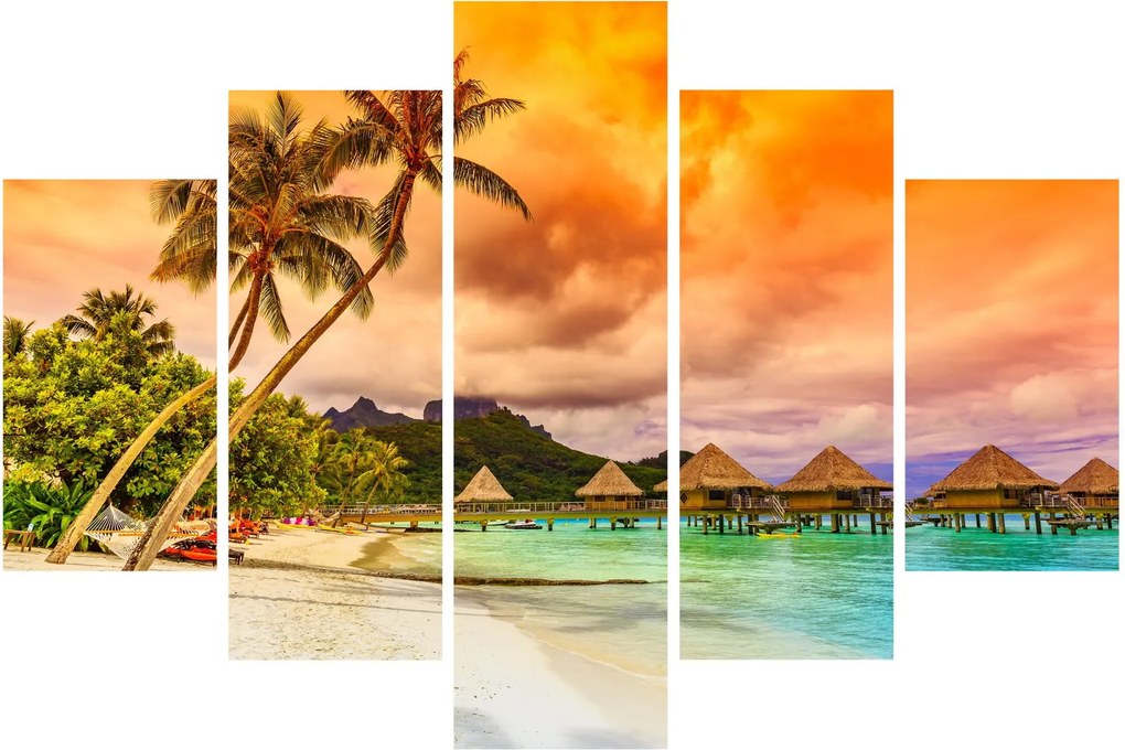 Tablou - Insula Bora Bora (150x105 cm)