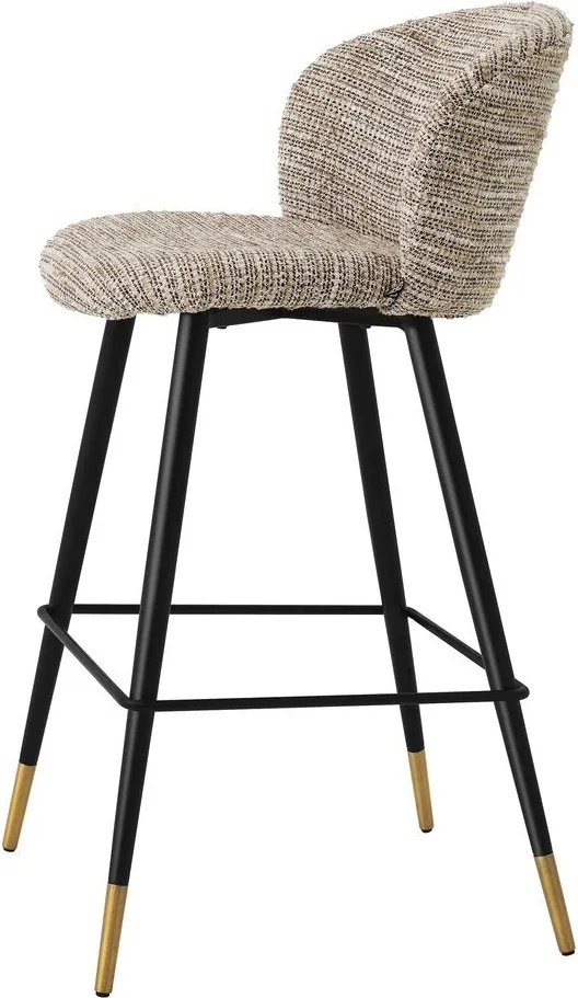 Scaun de bar design elegant LUX Volante, bej mademoiselle 115735 HZ