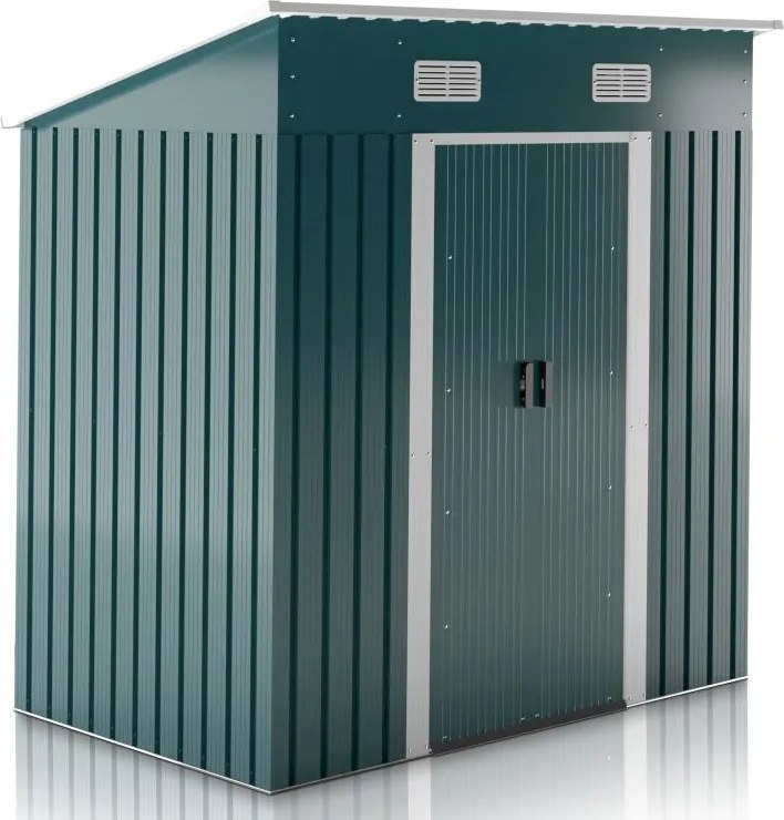 Jago Garden Casuta de unelte de grădină, verde, 182 x 186 x