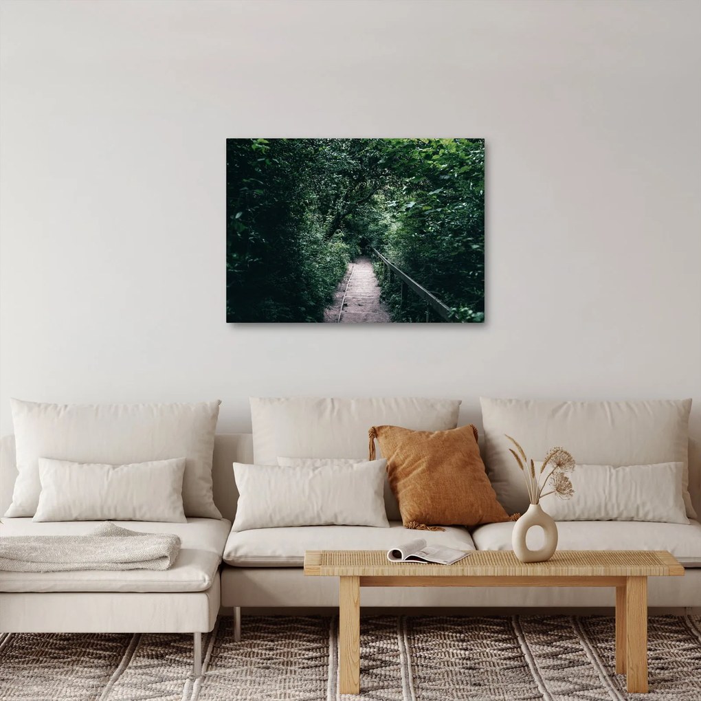 Tablou - Drumul prin pădure (70x50 cm)