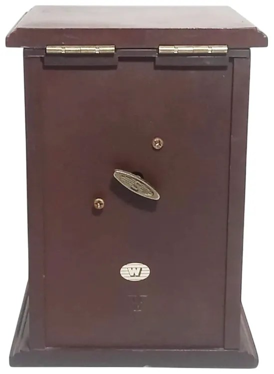 Cutie Muzicala cu Balerina Rotativa, Oglinda si Sertare GRACE, Maro, 11x16cm