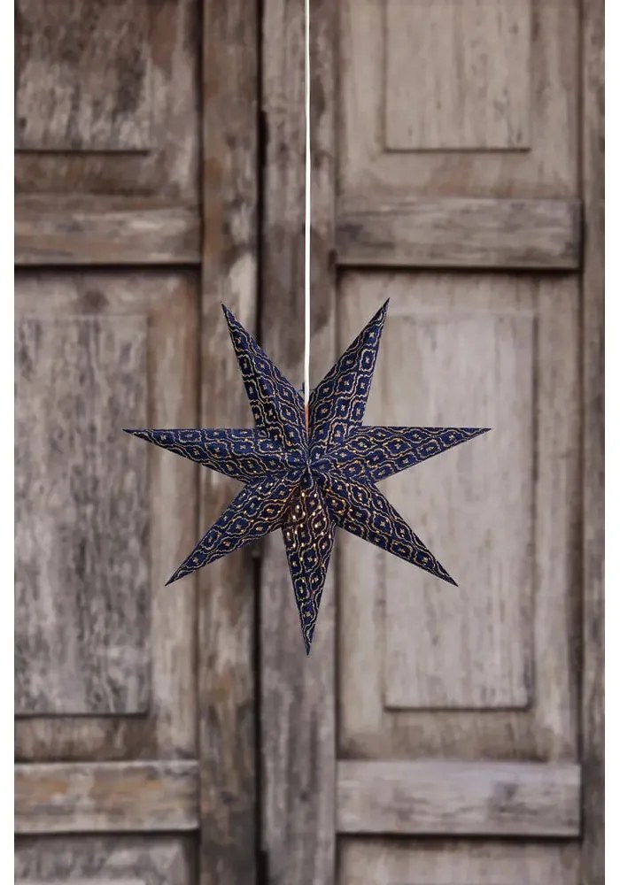 Decorațiune luminoasă de Crăciun albastru-închis suspendată Baroque – Markslöjd