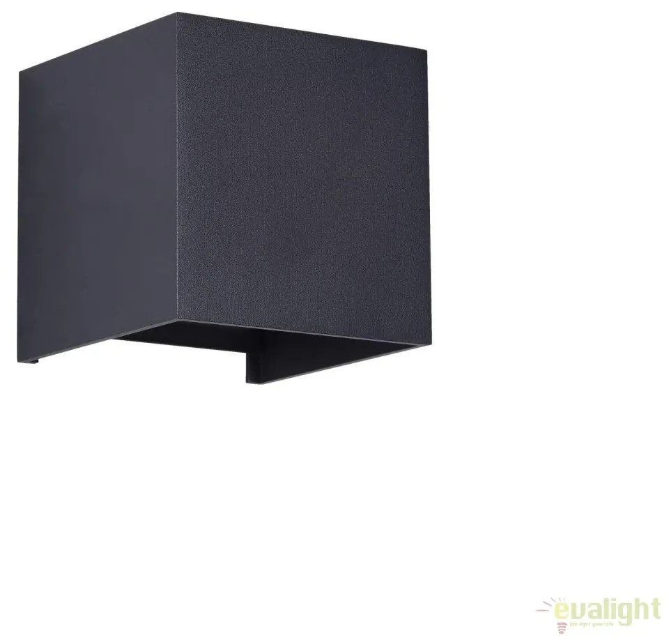 Aplica de exterior cu protectie IP54, 10x10cm, Fulton negru MYO572WL-L6B