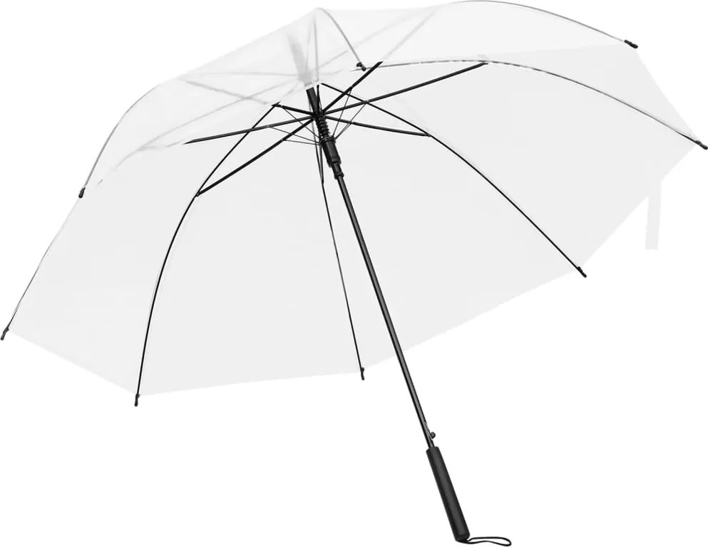 vidaXL Umbrelă, transparent, 107 cm