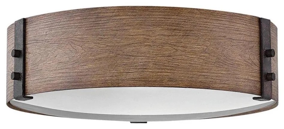 Plafonieră Hinkley HK-SAWYER-F-M-SQ SAWYER 3xE14/40W/230V d. 38 cm maro