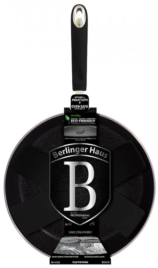 Tigaie de sotat Black Professional Line BerlingerHaus BH 6120