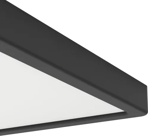 Plafonieră LED FUEVA Eglo 901305-LED, 17,5 W, 230 V, 2700/4000/6500 K, 39 x 39 cm, negru