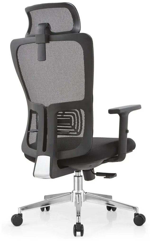 Scaun ergonomic Dana-H, Mesh/Textil, Negru