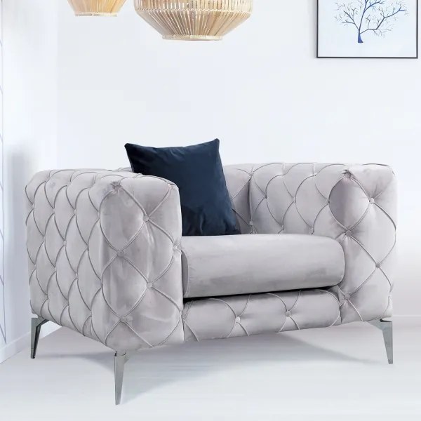 Fotoliu EUGEN, gri deschis