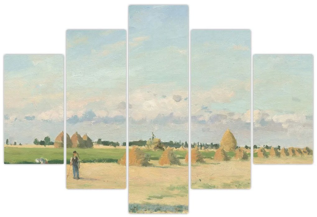 Tablou - Camille Pissarro, Landscape, Ile de France, reproducere (150x105 cm)