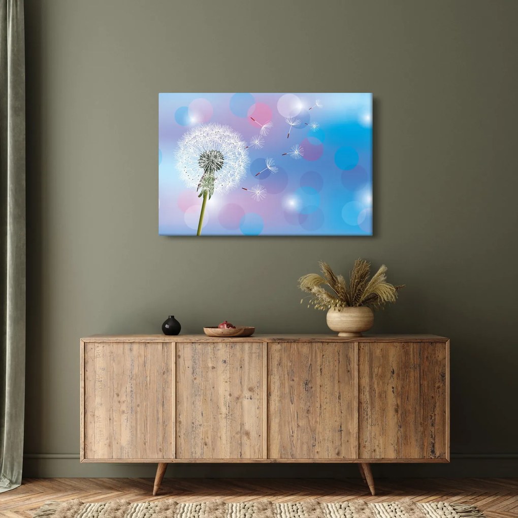 Tablou - Păpădie în vânt (90x60 cm)