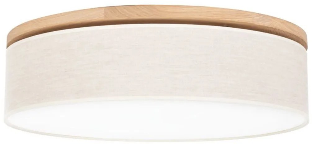 Spot-Light 47915874 - Plafonieră BOHO 3xE27/25W/230V, Ø 58 cm, stejar