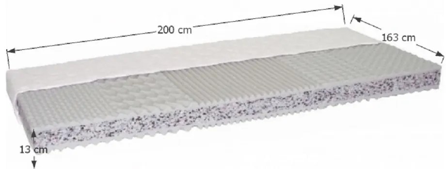 Saltea spumă 163 cm Calani. 1015276