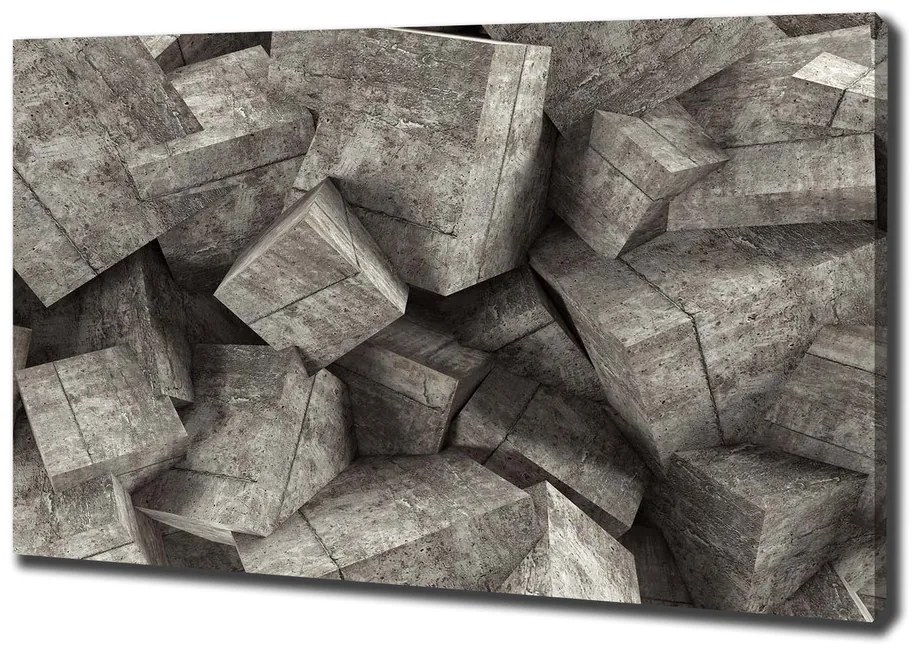 Tablou pe pânză Cuburi de beton