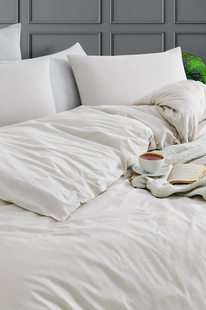 Lenjerie de pat dubla, L'essentiel Maison, Yarn Dyed, Bej