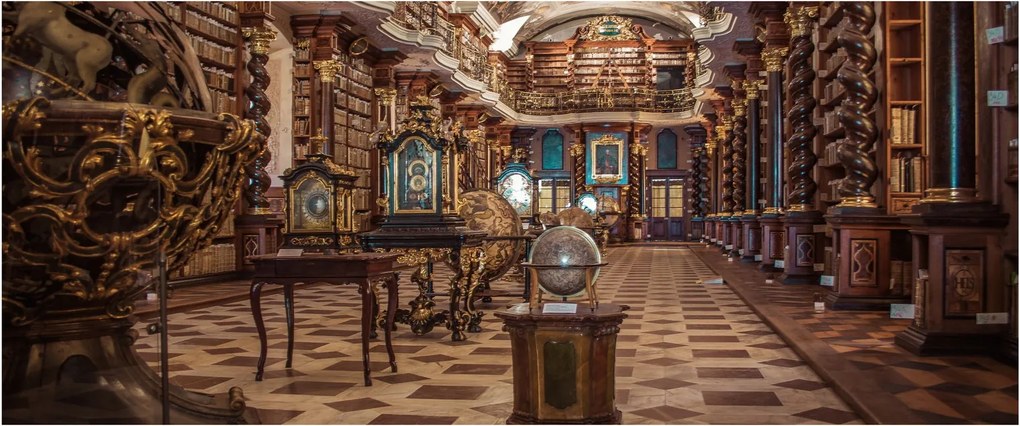 Tablou -Clementinum de Praga (120x50 cm)