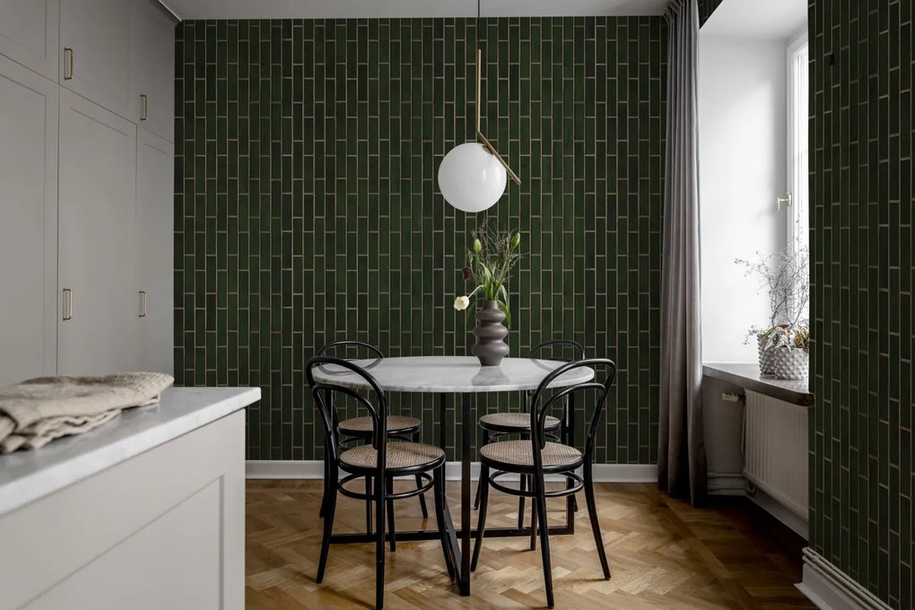 Fototapet, Wall of Tiles, Vertical, Rebel Walls