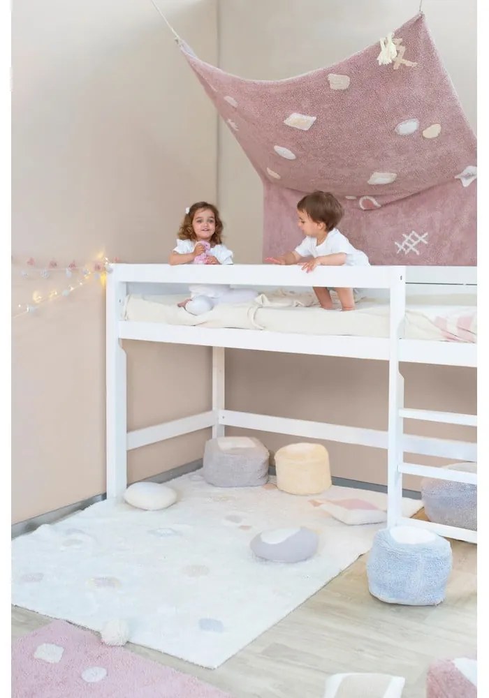 Covor pentru copii crem lavabil/țesut manual din bumbac 140x200 cm Kim – Lorena Canals