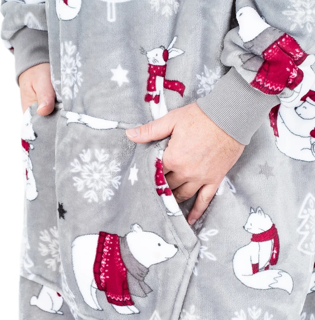 Hanorac din micropluș 4Home Arctic Snuggles, uni L - pentru bărbați