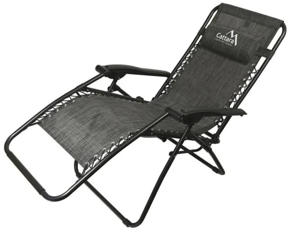 Scaun pliabil ajustabil antracit