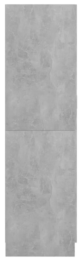 Sifonier, gri beton, 82,5x51,5x180 cm PAL Gri beton, 1