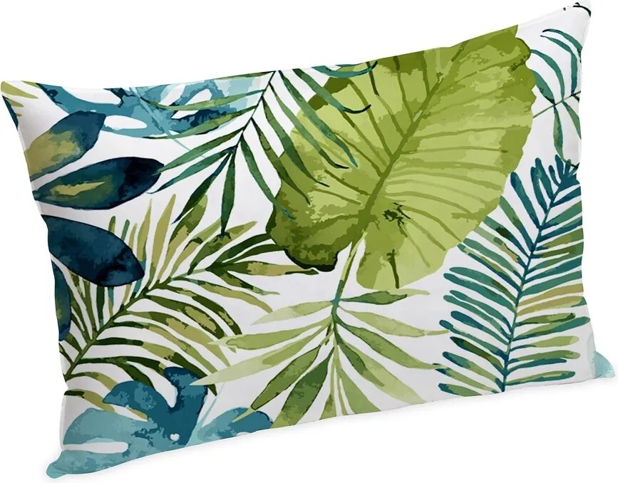 Set Alcam 2 perne microfibra 50x70 cm si pilota matlasata 180x200 cm, Jungle