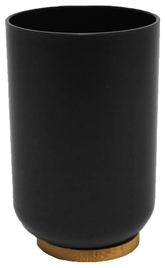 Suport pentru periuța de dinți negru din plastic Smart – douceur d'intérieur