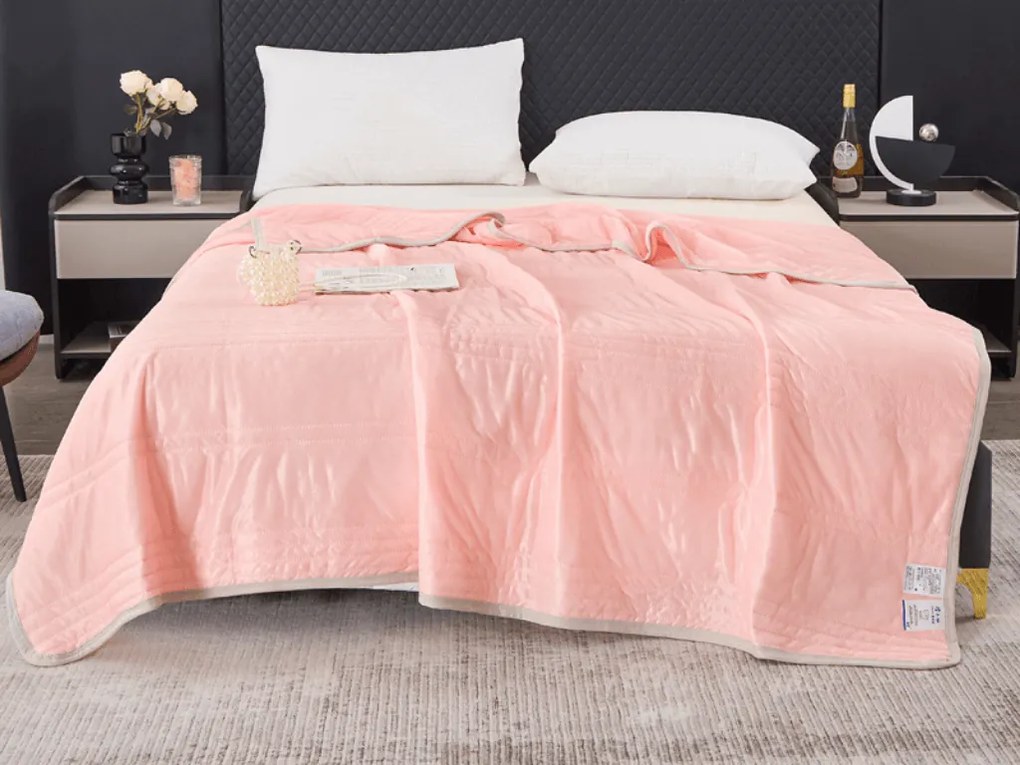 Pilota de vara racoritoare CELIA, somon Dimensiune: 140 x 200 cm