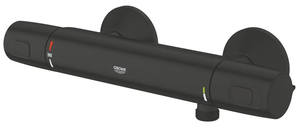 Grohe Precision baterie de dus perete da negru 1022172432
