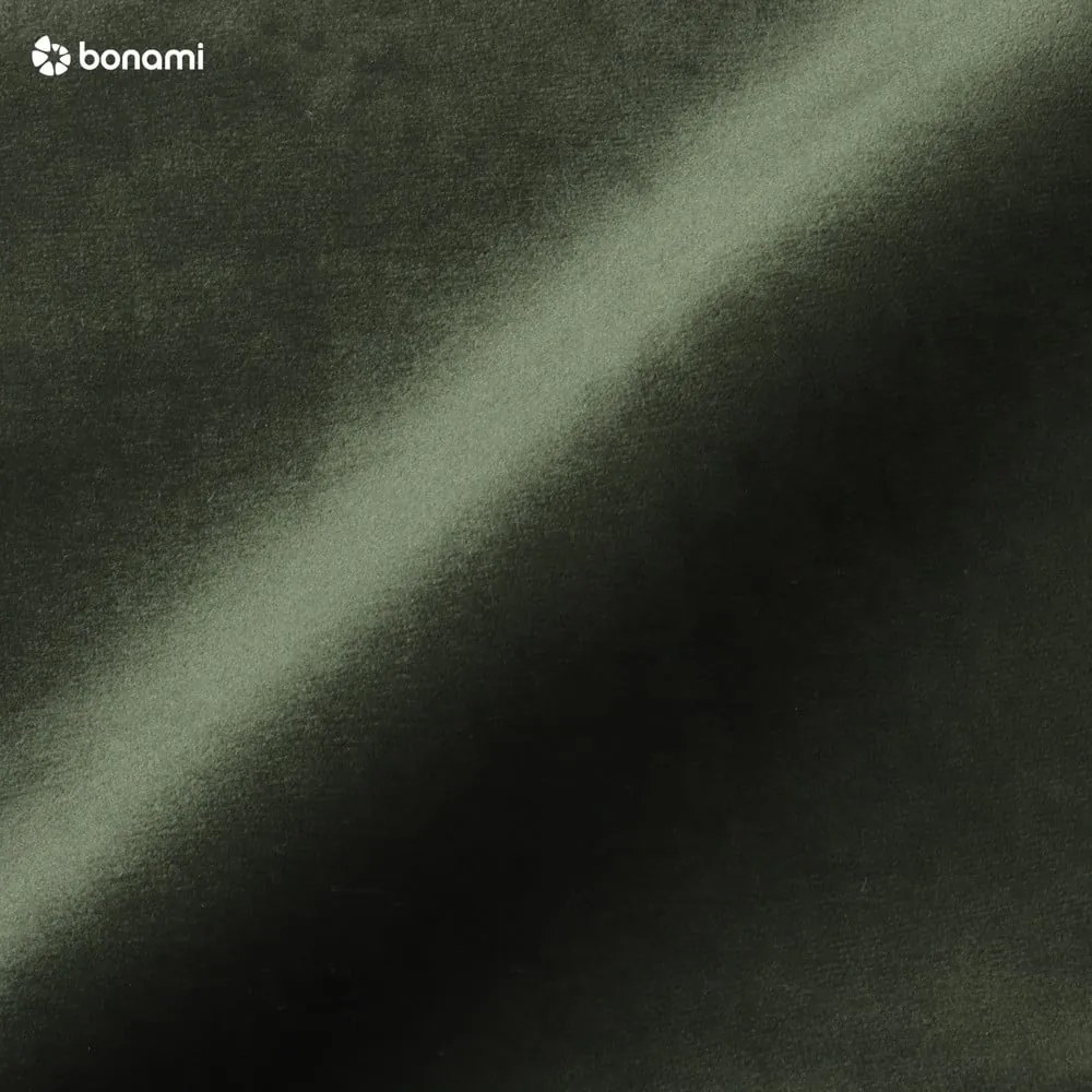 Scaun de sufragerie verde cu cotiere tapițat Lola – Actona