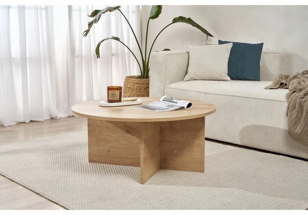 Măsuță de conferință Soleil Sapphire Oak