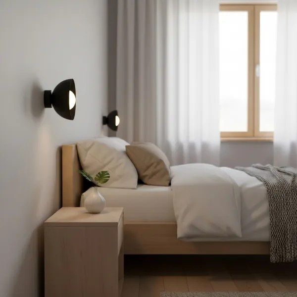 Aplica de perete BIBI 1xG9/8W/230V neagră