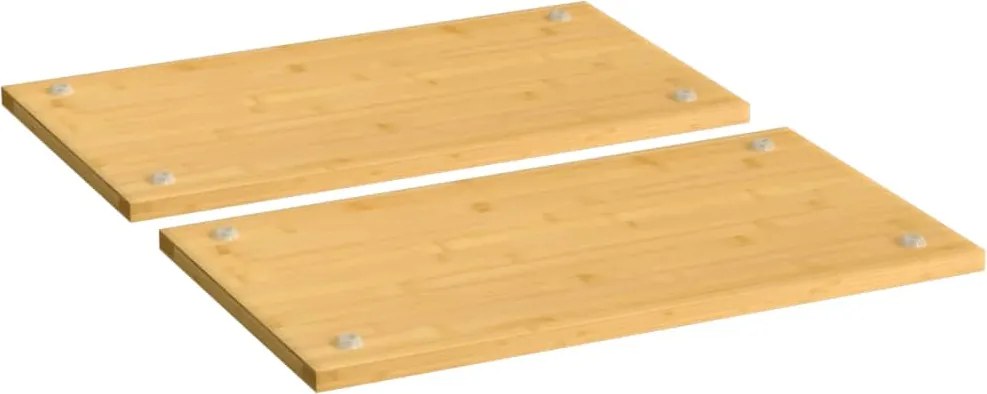 vidaXL Protecții pentru aragaz, 2 buc., 50x28x1,5 cm, bambus